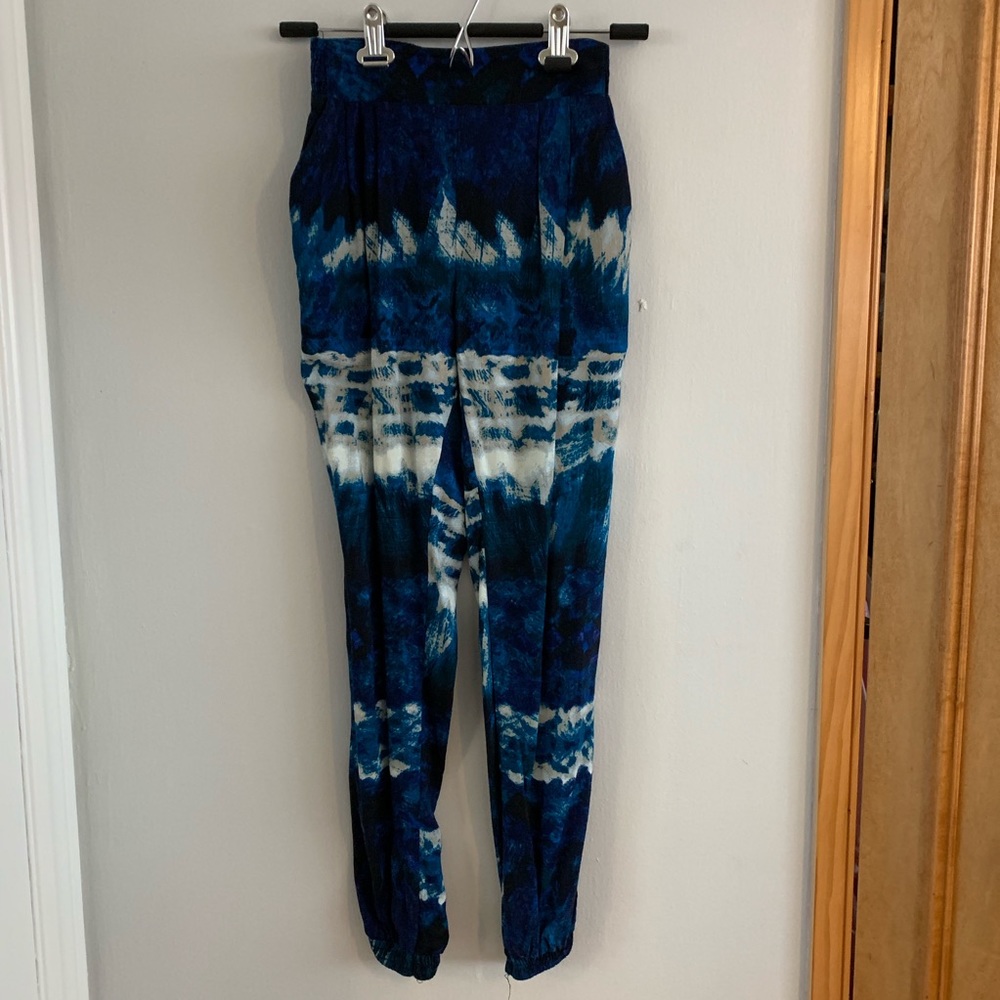Lily White Tie Dye Joggers